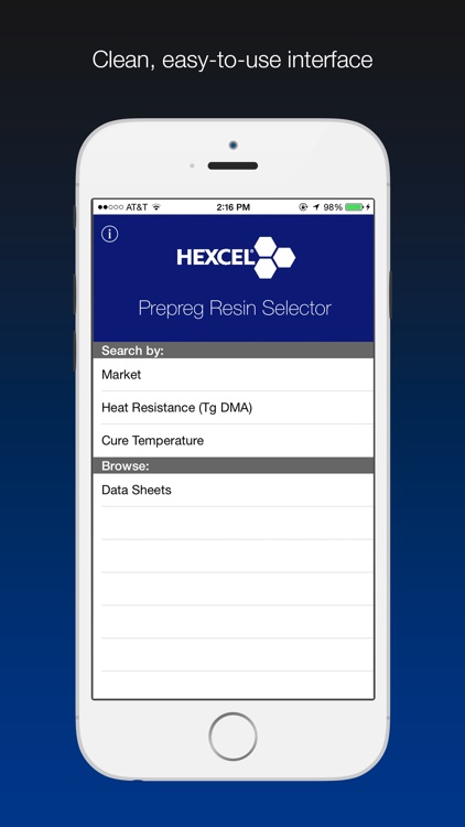 Hexcel Prepreg Resin Selector