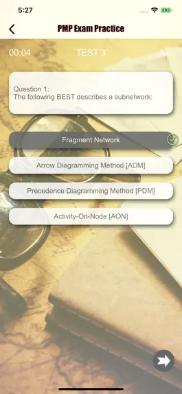 Game screenshot PMP Revision Aid apk