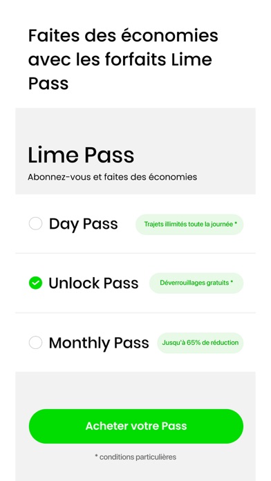 Lime - Vos trajets optimisés Lime - Vos trajets optimisés