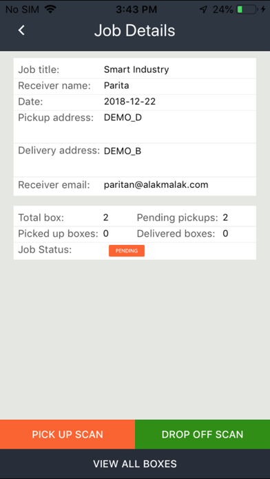 How to cancel & delete Delivery Handler for Drivers from iphone & ipad 3
