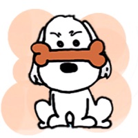 Cute PBGV Dog Petit Sticker