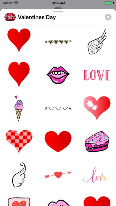 Happy Valentines Day Stickers! screenshot 2