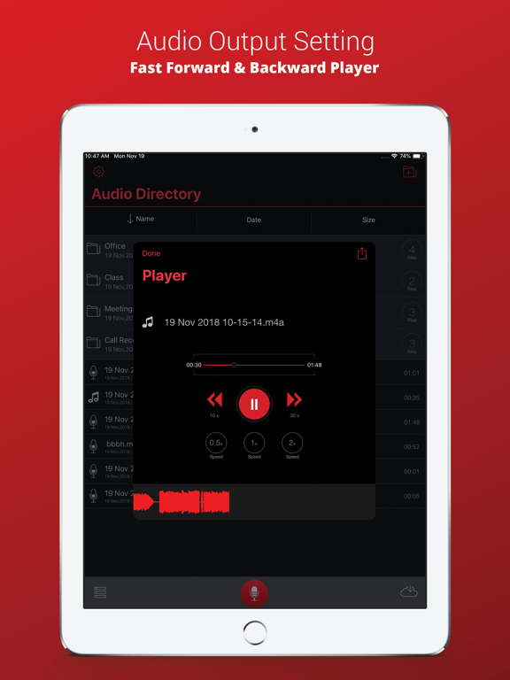 Voice Recorder Plus Pro Screenshots