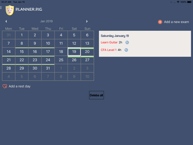 ‎Planner Pig Screenshot