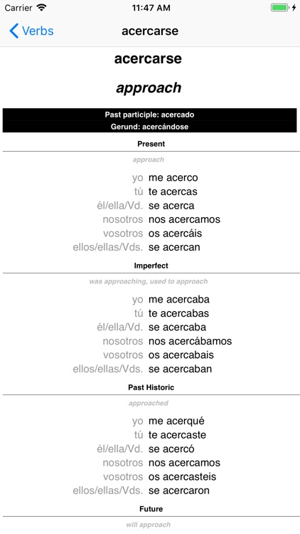 Spanish Verb Blitz
