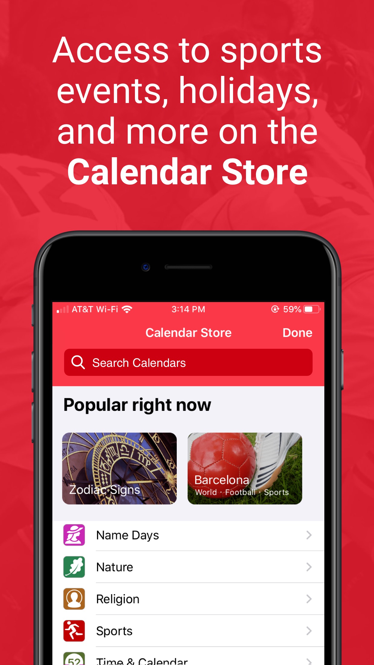 Screenshot do app WeekCalendar -Calendário Cloud