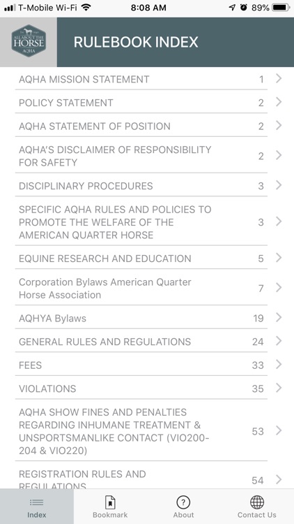 AQHA 2019 Rulebook