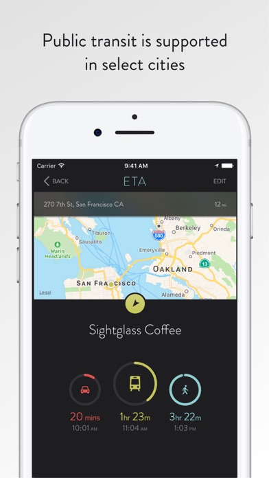 ETA - Arrive on time ETA - Arrive on time