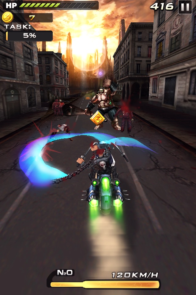 Death Moto 2 - zombile killer screenshot 3