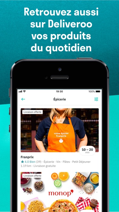 Deliveroo: livraison de plats Deliveroo: livraison de plats