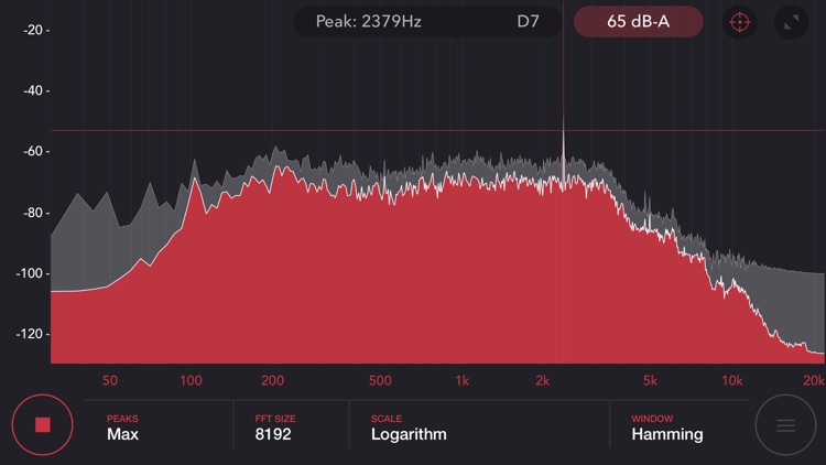 Audio Spectrum Analyzer Pro screenshot-3