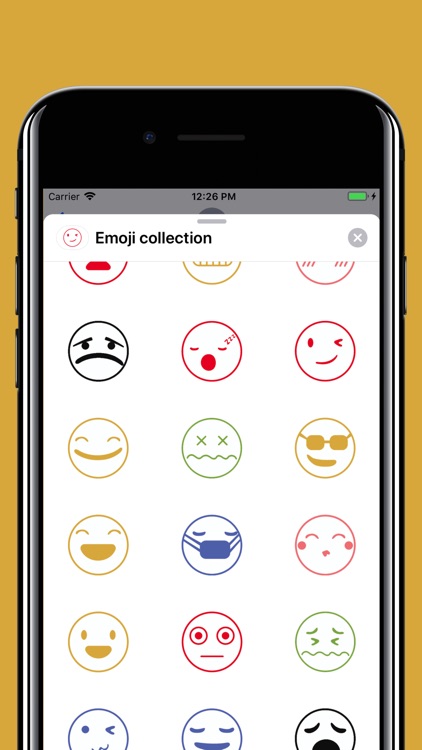 Funny smiley emojis stickers