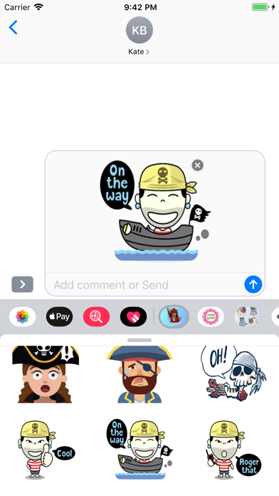 Pirates Emoji Stickers screenshot 4