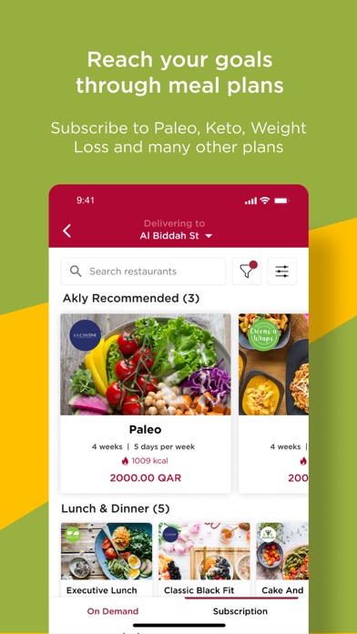 Akly: Healthy Food Delivery screenshot 4