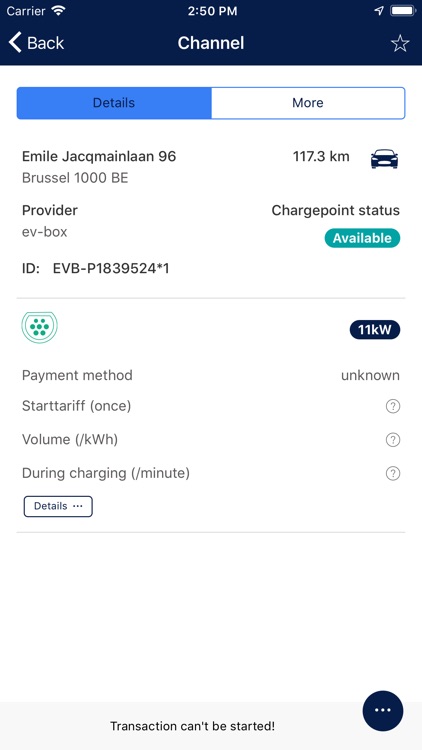 EDI charging
