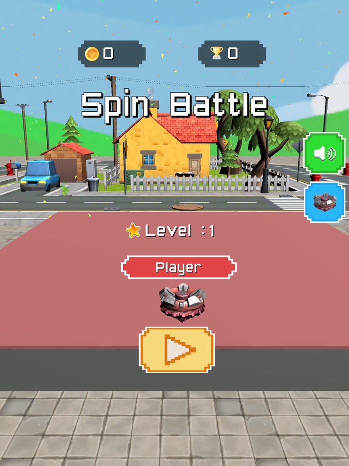 陀螺大作战 - 指尖挑战游戏