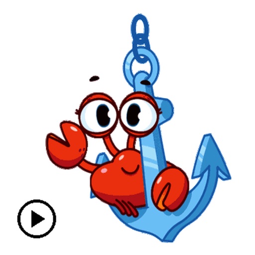 Animated Snappy Crab Sticker icon