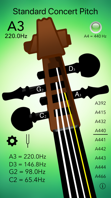 Cello Tuner Pro - Strings Tuner Screenshot 1