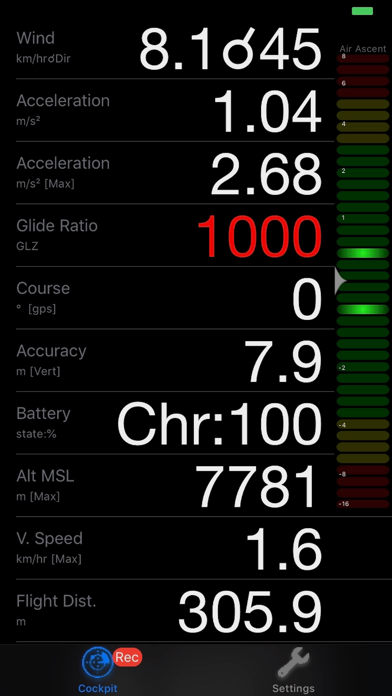 eVario - Variometer Pro Screenshots