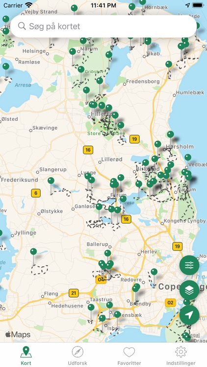 Vandreruter og Vandreture i DK screenshot-0