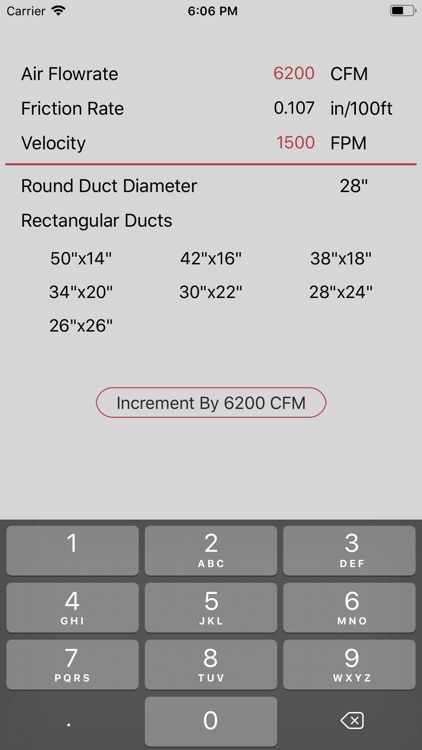 Ductulator Duct Sizing
