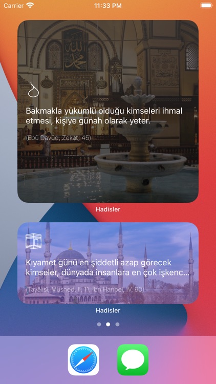 Hadisler Widget