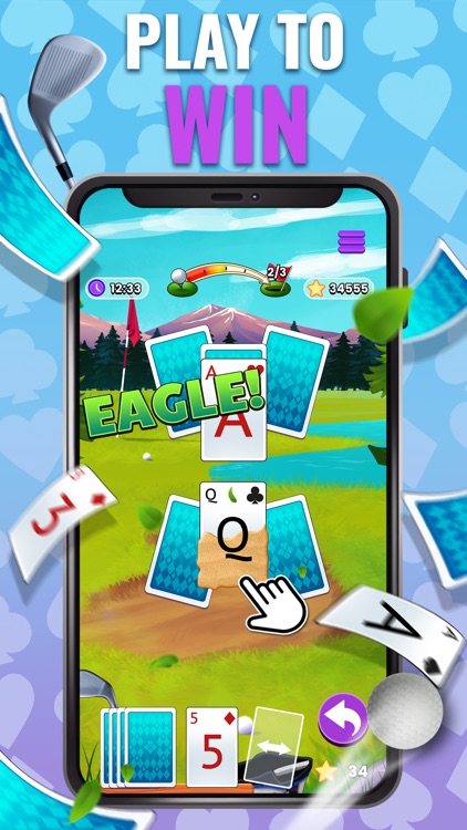 Golf Solitaire TriPeaks Cards! screenshot-3