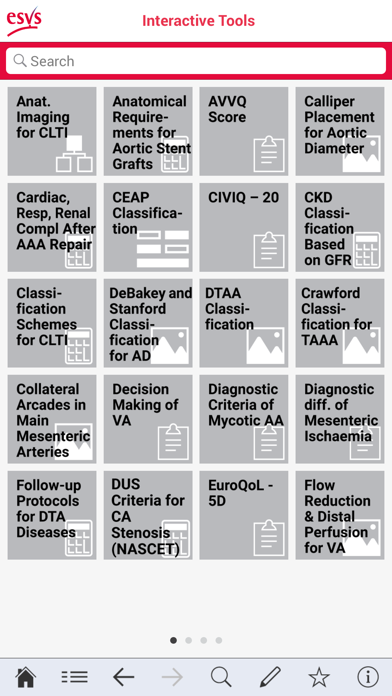 ESVS Clinical Guidelines screenshot 2