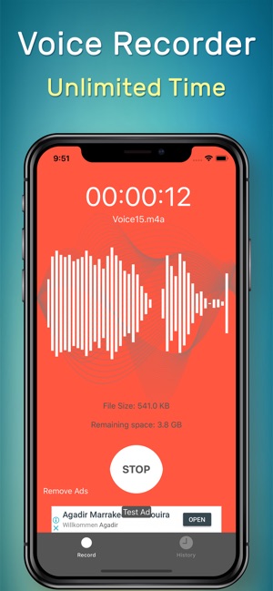 Voice Recorder HD: Microphone(圖1)-速報App