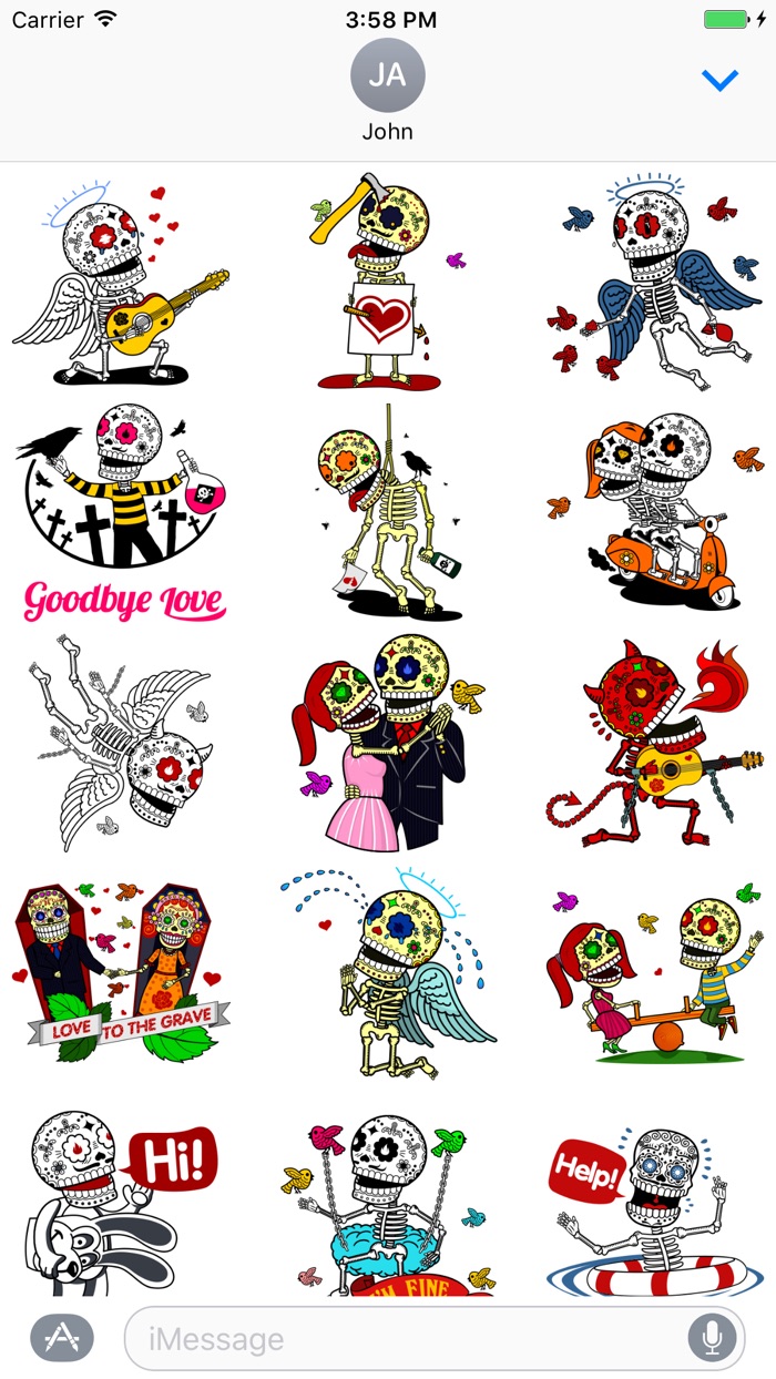 Day of the Dead Sticker Set