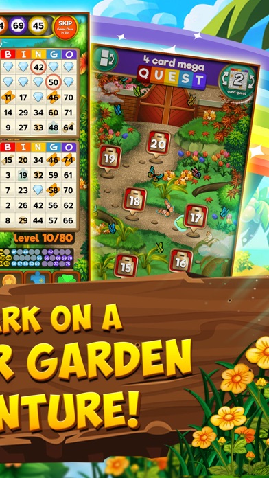 Bingo game Quest Summer Garden screenshot 2