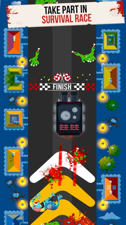 Zombie Drift: Smashy road trip screenshot-3