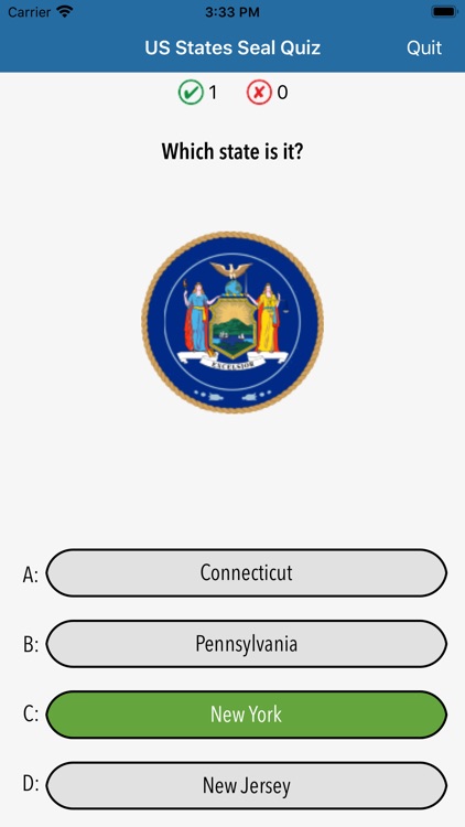 US States Flags Seals Quiz screenshot-7