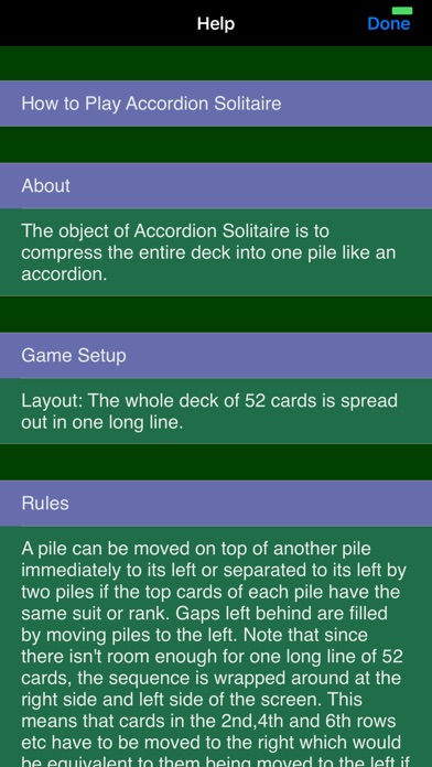 Accordion Solitaire 2.19 IOS -