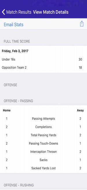 American Football Stats(圖2)-速報App