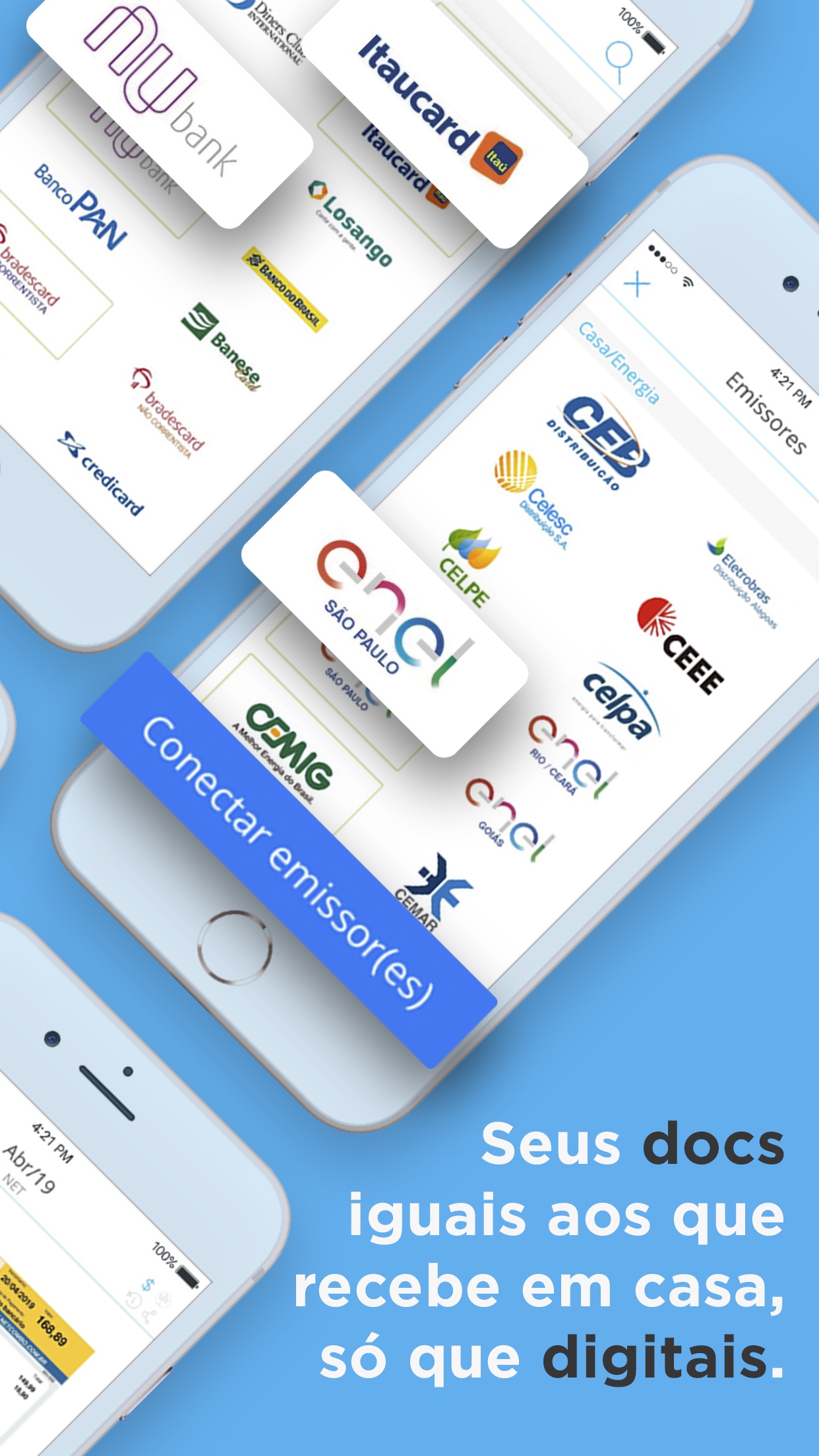 Screenshot do app papelada - controle de gastos