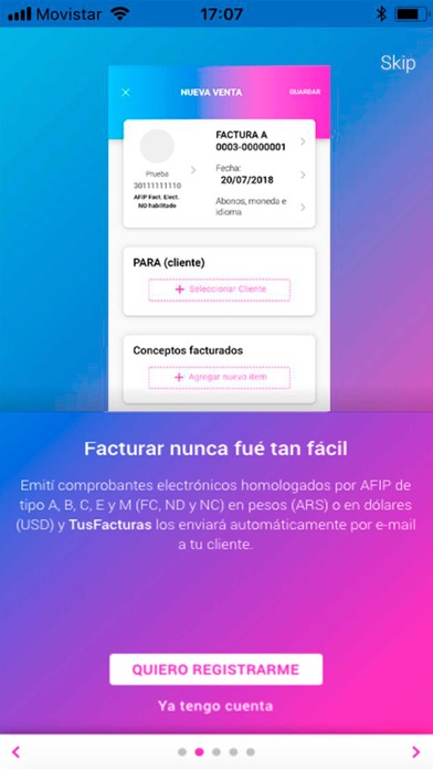 Facturador Móvil Tus Facturas screenshot 2