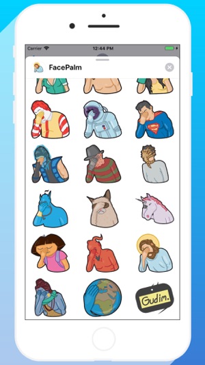 Face Palm Stickers App(圖3)-速報App