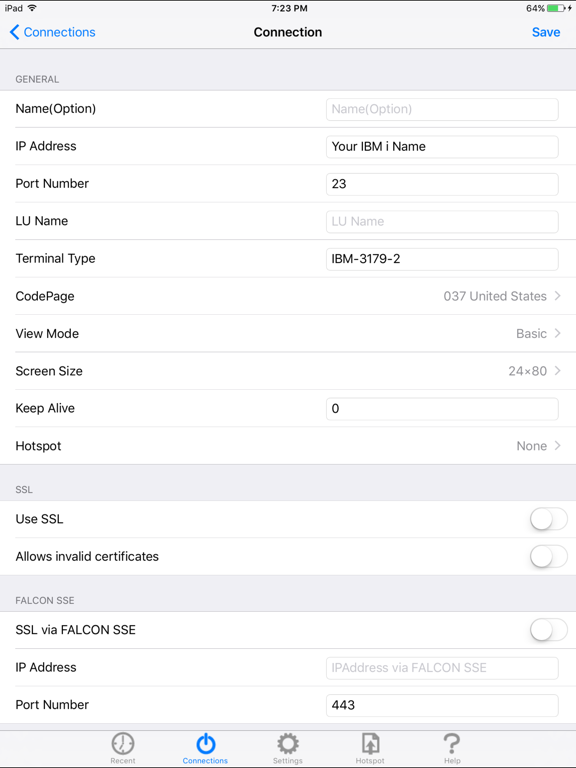 Screenshot #4 pour FALCON 5250 for iPad LITE
