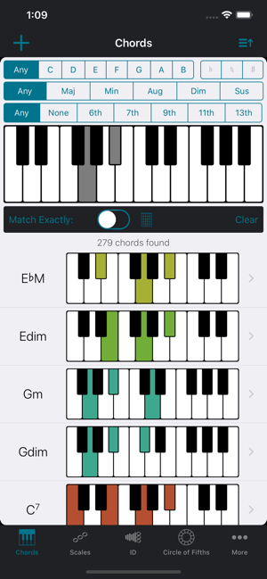 Tonality: Piano/Guitar Chords