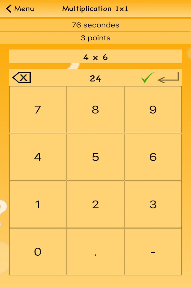 Multiplication 1x1 - Math Game screenshot 3