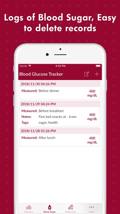 Blood Sugar Tracker screenshot 3