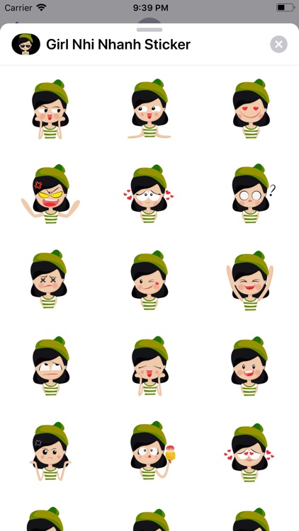 Girl Nhi Nhanh Sticker