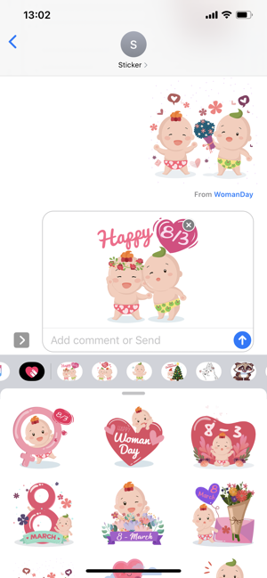 Woman Day Emoji Funny Stickers(圖2)-速報App