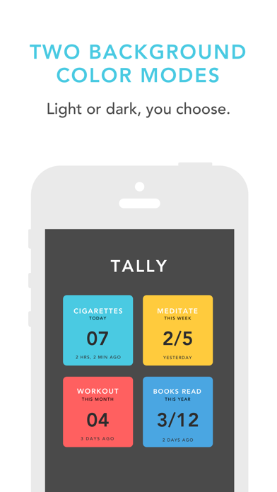 Tally: The Anything Tracker Screenshot on iOS