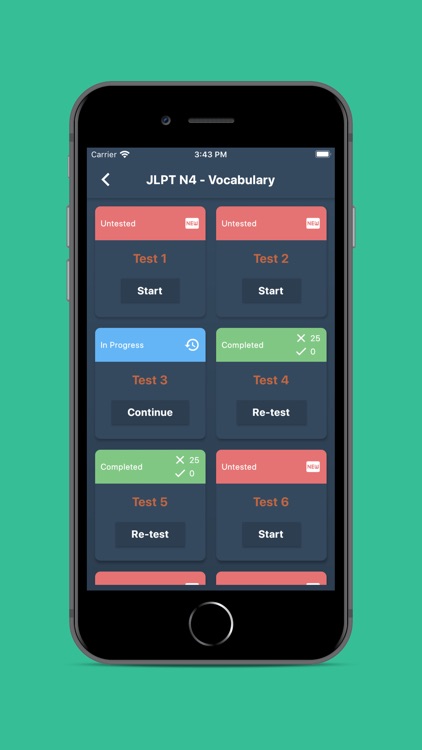 JLPT Test N5 N4 N3 N2 N1