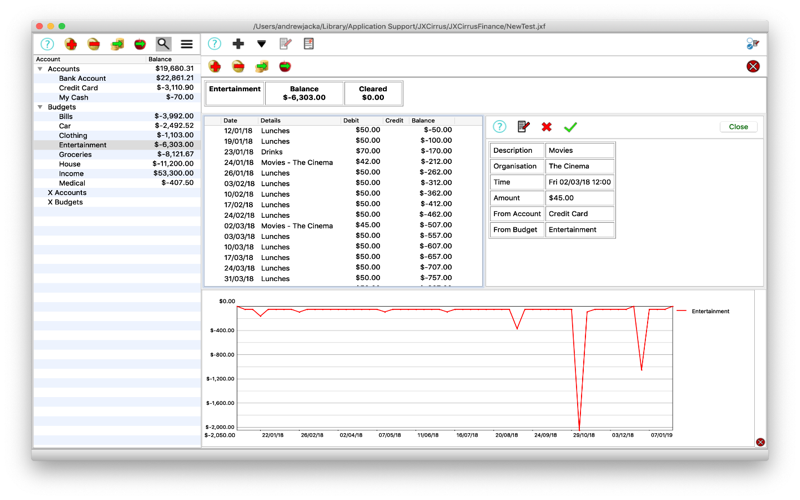 JXCirrus Finance screenshot 3