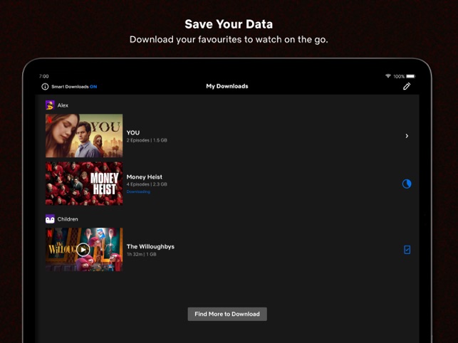 netflix on the app store
