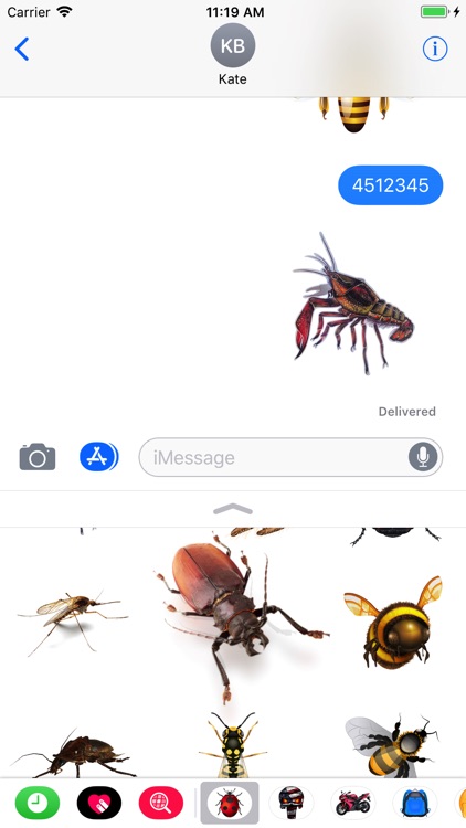 Great Insects Stickers screenshot-4