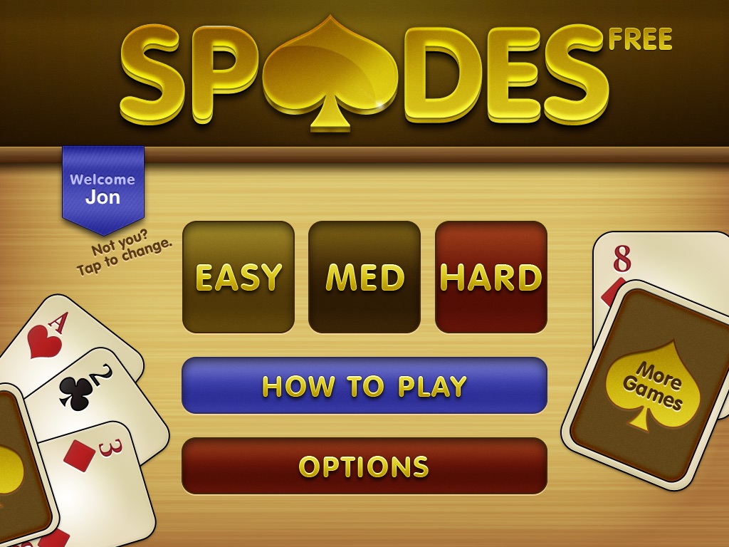 Spades HD! screenshot 3